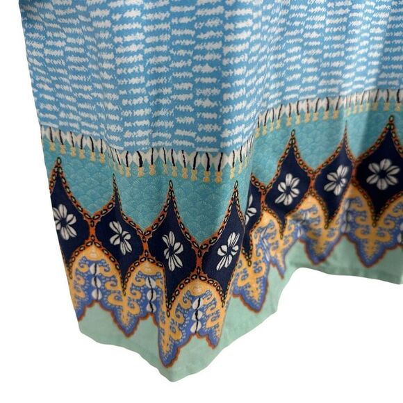 J. Jill Peasant tunic lace front Top size Medium - Picture 9 of 11